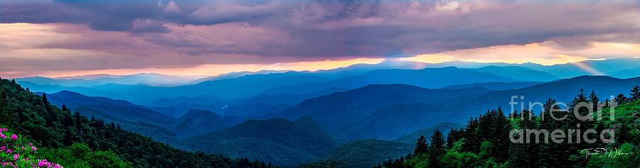 The Great Smoky Mountains Panorama Photograph by Theresa D Williams