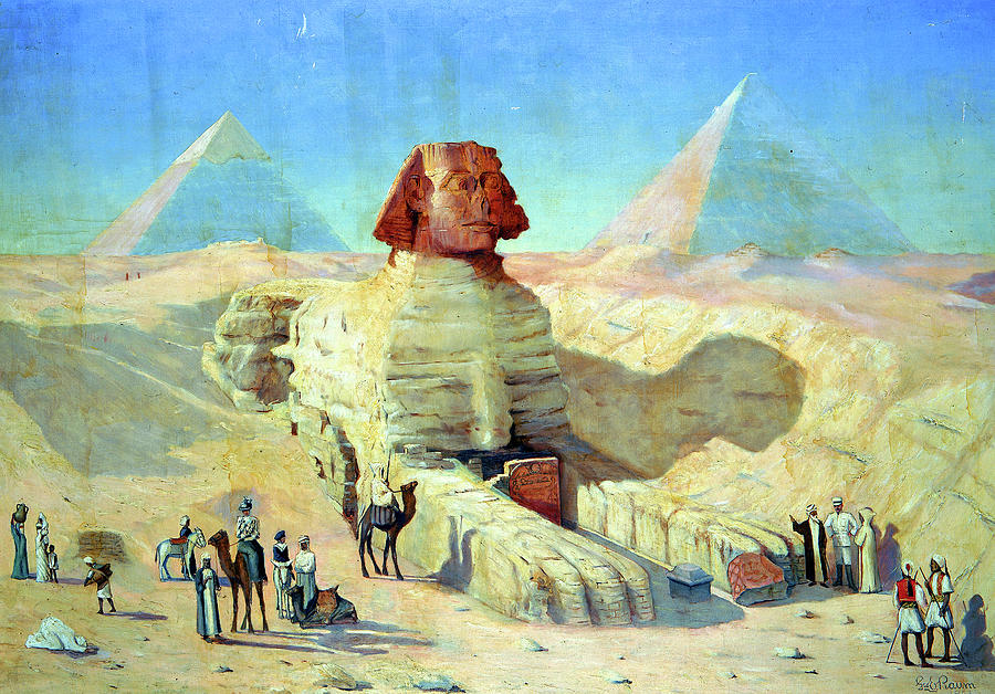 The Great Sphinx Painting By George Raum   The Great Sphinx George Raum 