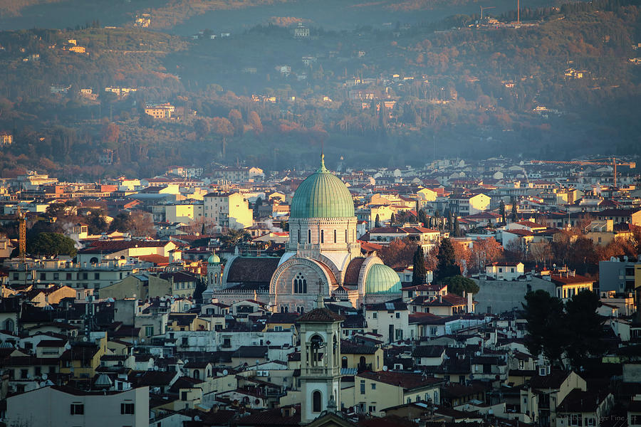 The Great Synagogue In Florence, Italy Photograph