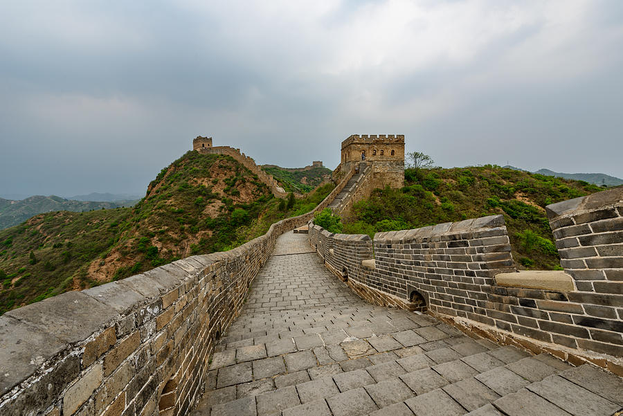 The Great Wall, Jinshanling, China Photograph by Dong Wenjie