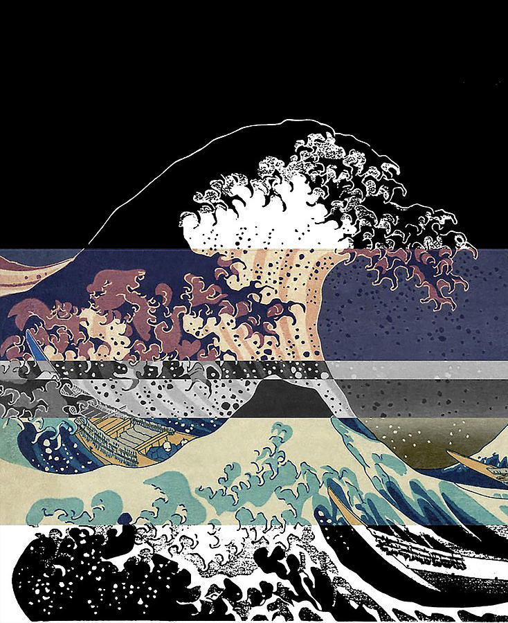 The Great Wave off Kanagawa Digital Art by Aaron Derin Xavolsky | Fine ...