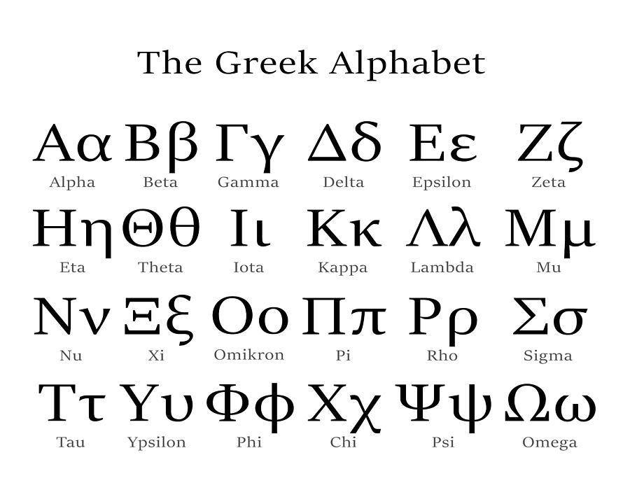 The Greek Alphabet I Photograph by Alexios Ntounas