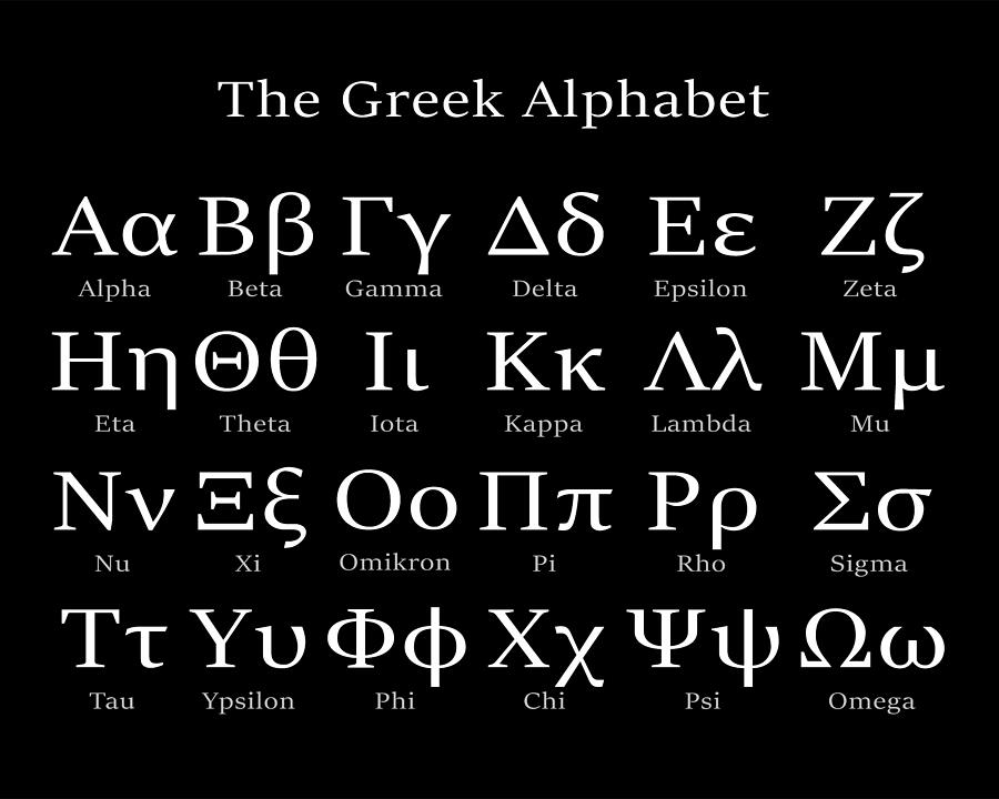 The Greek Alphabet II Photograph by Alexios Ntounas