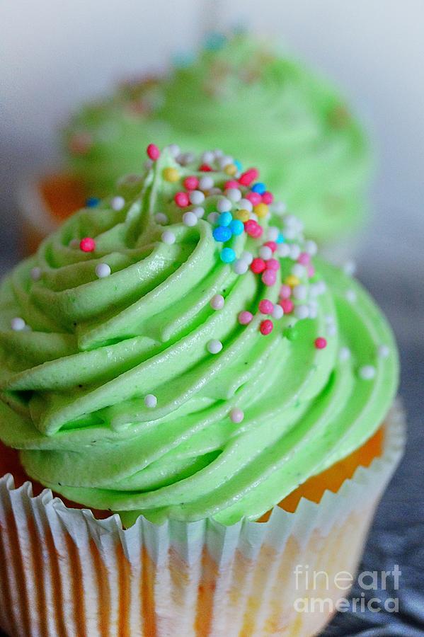 The Green Cupcake Photograph by Claudia Zahnd-Prezioso