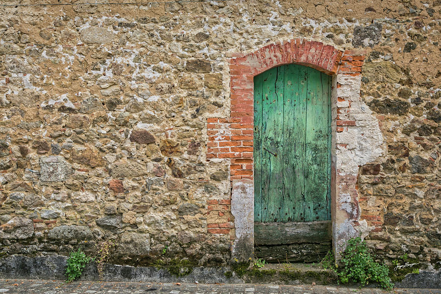 The Green Door Photograph by Jurgen Lorenzen