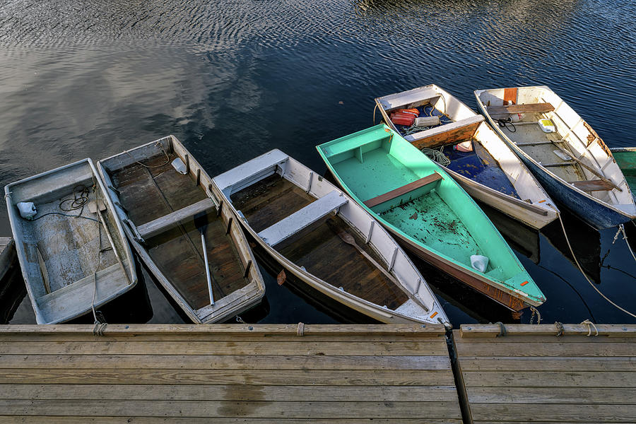 Boat Photograph - The Green Dory by Rick Berk