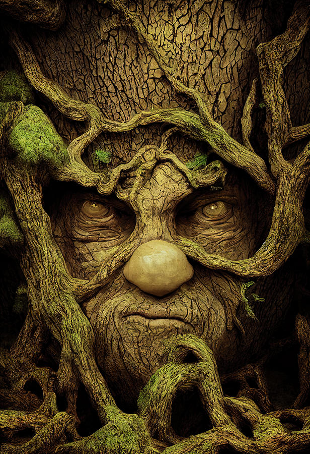 The Green Man Digital Art by Mindscape Arts - Fine Art America