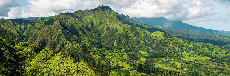 The Green Mountains of Kauai Photograph by Slow Fuse Photography