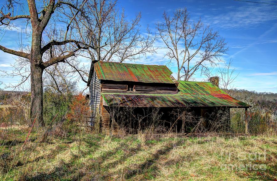 The Green Tin Roof Photograph by Paul Mashburn