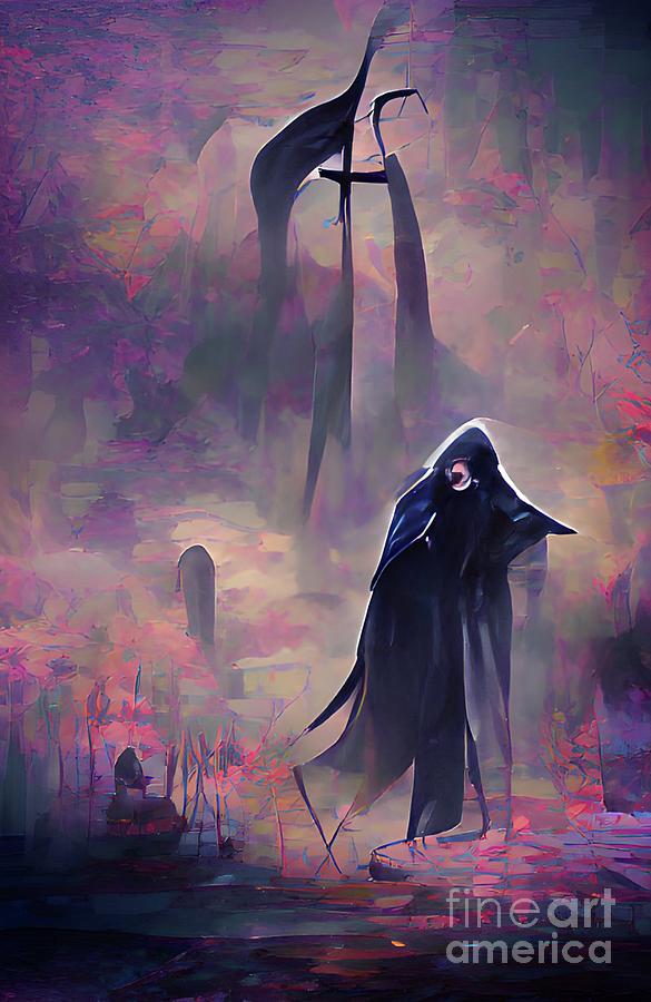 The Grim Reaper Digital Art by Esoterica Art Agency - Pixels