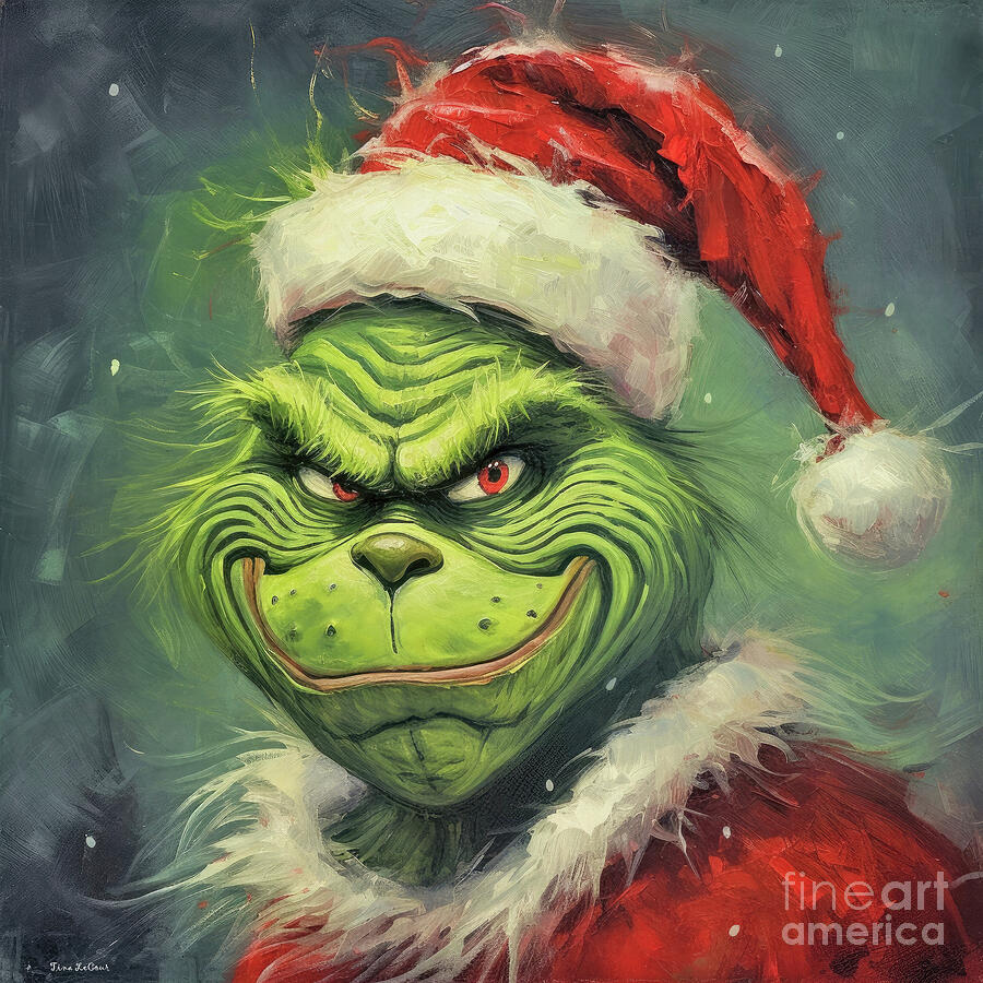 The Grinch Painting by Tina LeCour - Fine Art America