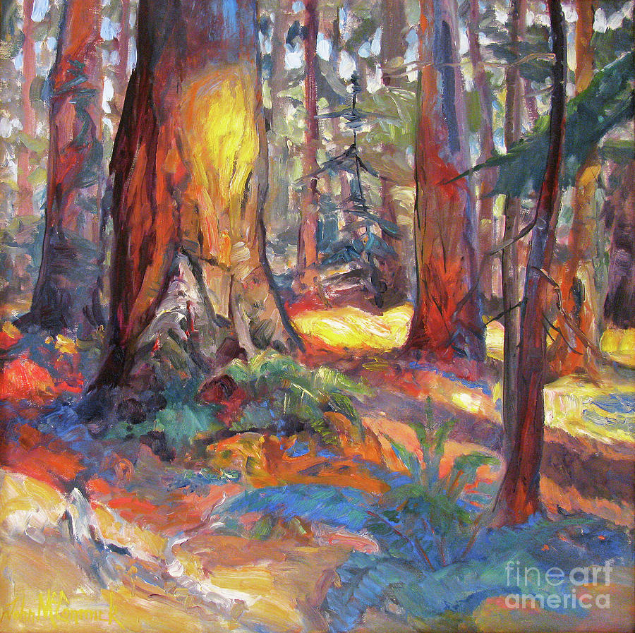 The Grove of the Old Trees Painting by John McCormick
