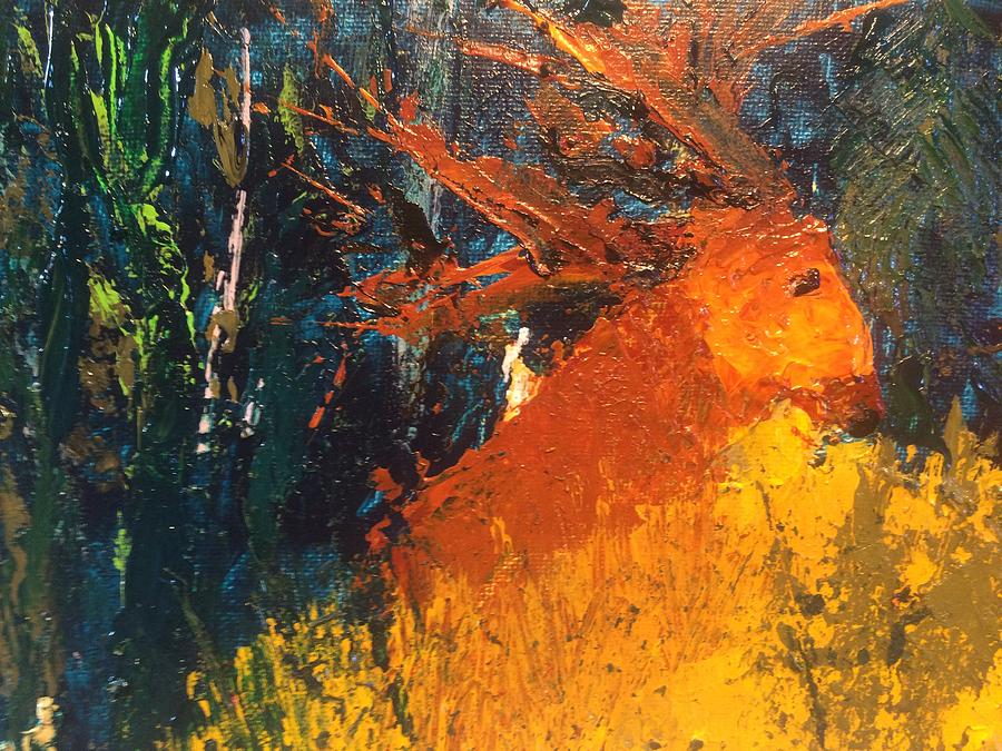 Forest Painting - The Guardian by Dawn Richerson Forest Painting - The Guardian by Dawn Richerson