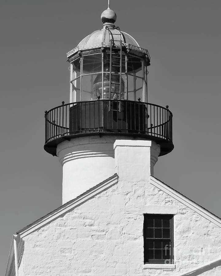 Lighthouse Photograph - The Guardian to San Diego Bay by Kirt Tisdale
