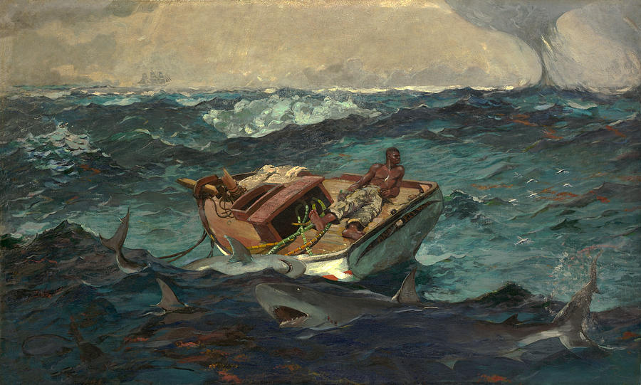 The Gulf Stream - Winslow Homer - 1899 Painting by War Is Hell Store