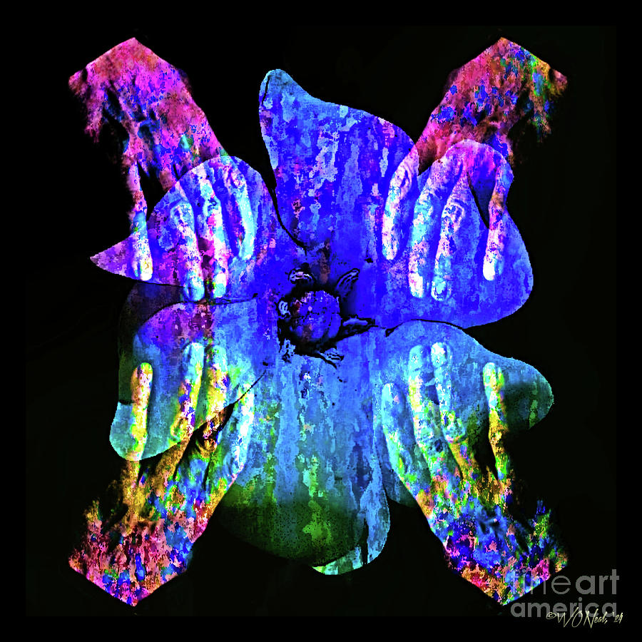 Flowers Still Life Digital Art - The Hands of Ahmad Jamal by Walter Neal