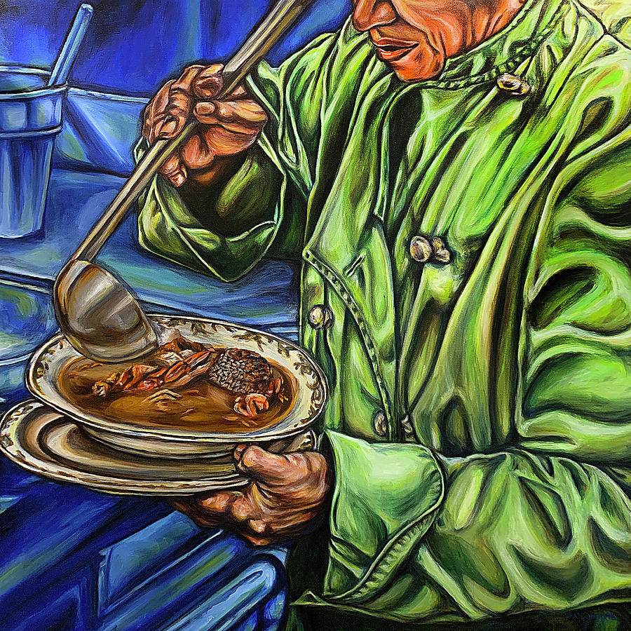 New Orleans Painting - The Hands That Feed by Chase Kamata