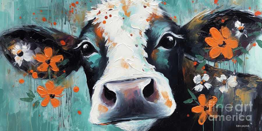 The Sweet Heifer Painting by Tina LeCour
