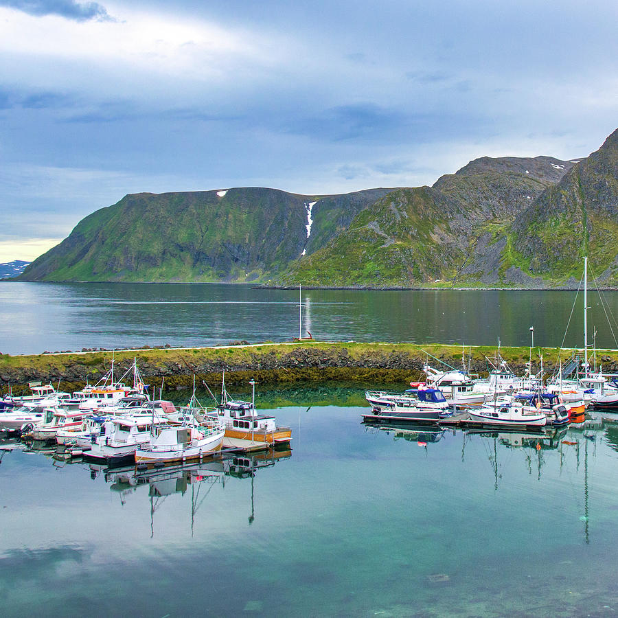 The Harbor in Honningsvag, Norway Photograph by Matthew DeGrushe