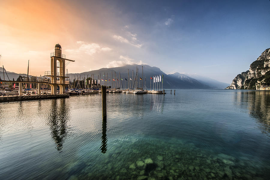 The Harbor, lake Garda. Photograph by Mattia.bonavida@gmal.com