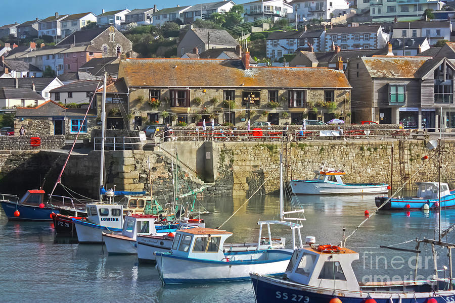 The Harbour Inn Porthleven Photograph by Terri Waters