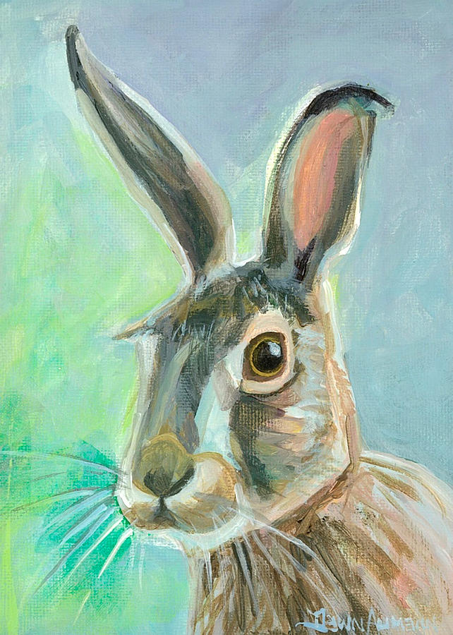 The Hare Painting by Dawn Aumann - Fine Art America