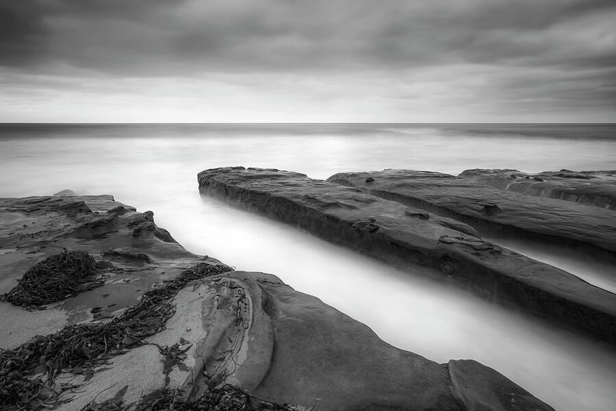 The Harmony Of Black And White La Jolla California Coast Photograph By 