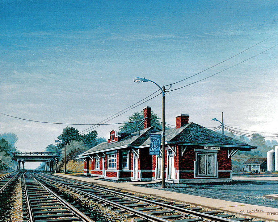 The Harry S Truman Depot Painting by George Lightfoot