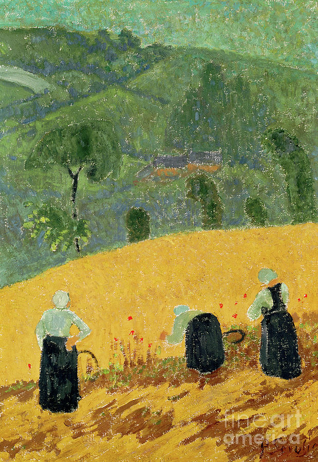 Paul Serusier Painting - The Harvest by Paul Serusier by Paul Serusier