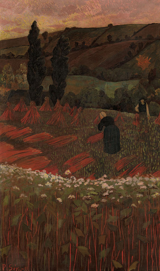 The Harvest of Buckwheat Painting by Paul Serusier