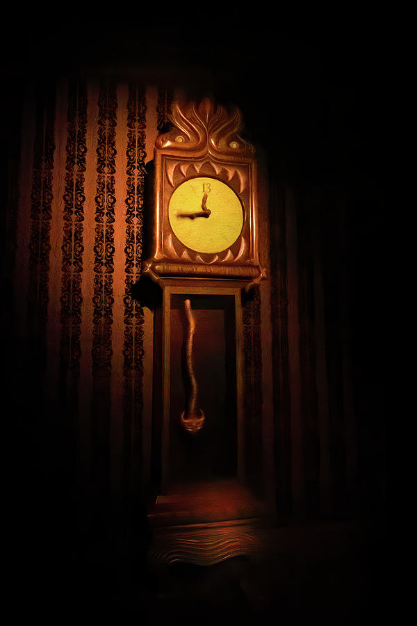 The Haunted Clock Photograph by Mark Andrew Thomas