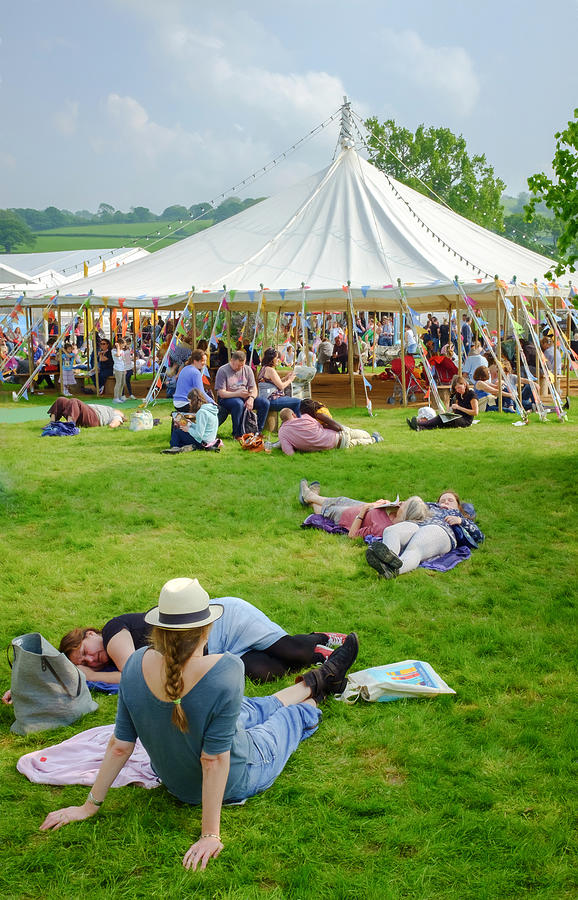 The Hay Festival Photograph by Richard Downs