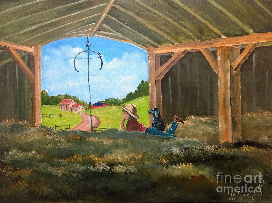 The Hayloft Painting by Lee Piper