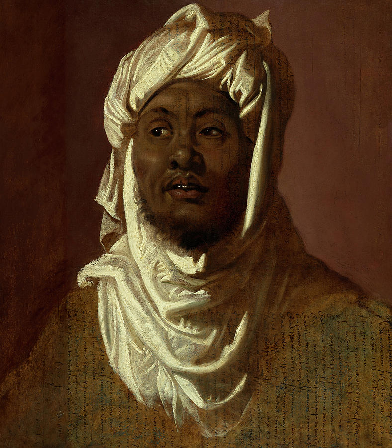 Peter Paul Rubens Painting - The Head of an African Man Wearing a Turban by Peter Paul Rubens