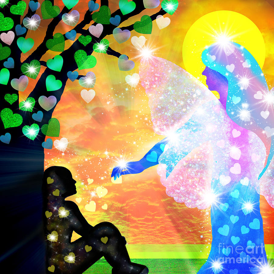 The Healing Power Of Love Digital Art by Diamante Lavendar