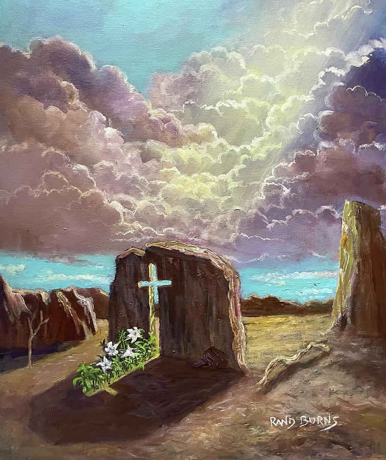 The Healing Power.  Redemptive Love. Painting by Rand Burns