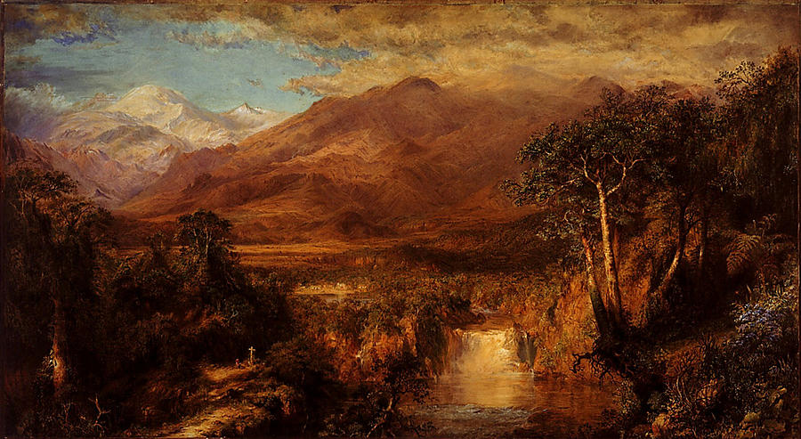 The Heart of the Andes Painting by after Frederic Edwin Church - Fine ...