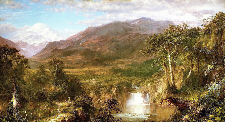 The Heart of the Andes - Digital Remastered Edition Painting by Frederic Edwin Church