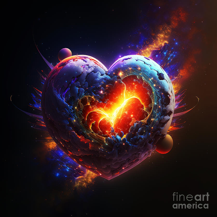 The heart of the universe Digital Art by Odon Czintos - Fine Art America