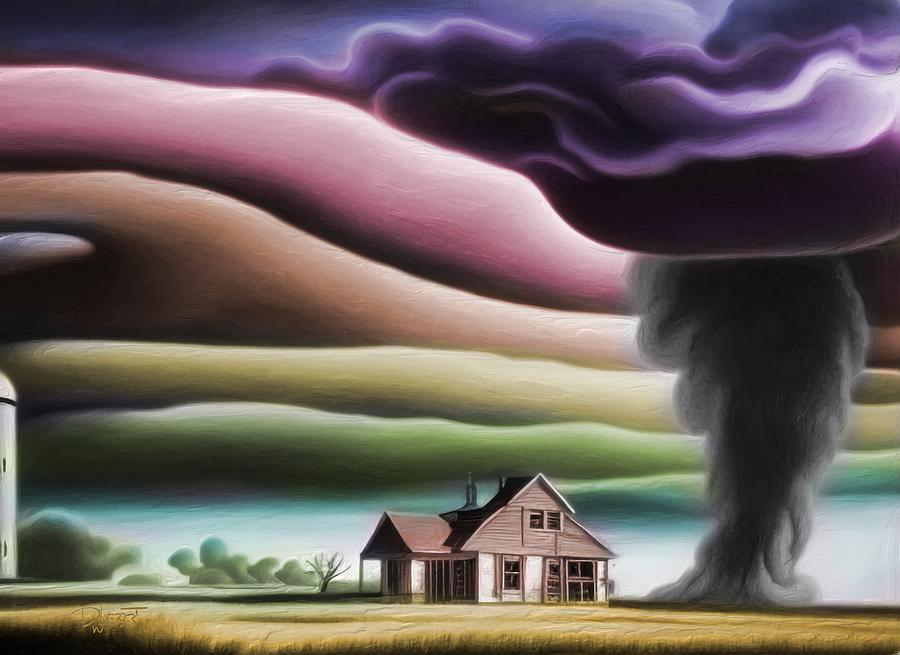 The Heartland Seven Leaving Kansas Digital Art by David Luebbert