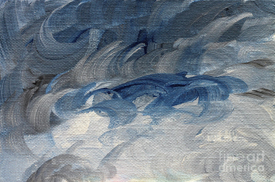 Clouds Painting - The Heavens by Helena M Langley
