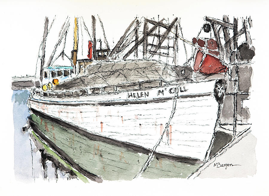 The Helen McColl Drawing by Mike Bergen