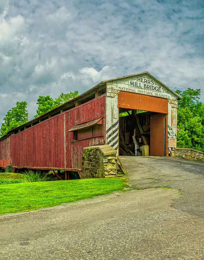 The Herrs Mill Bridge - Pa Photograph by Nick Zelinsky Jr
