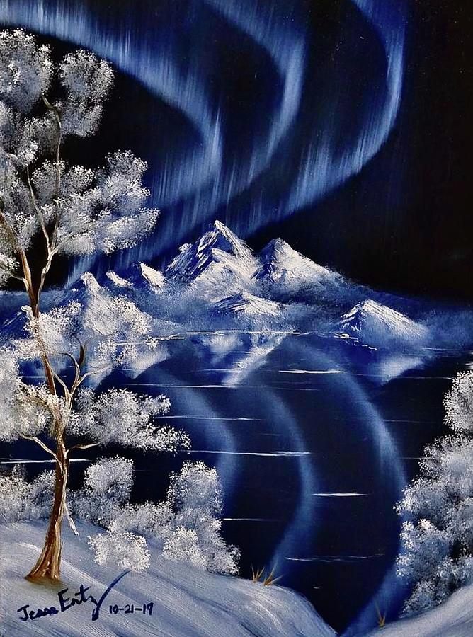 The Hidden Glacier Painting by Jesse Entz