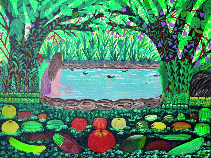 The Hidden Water Painting by Lorna Maza