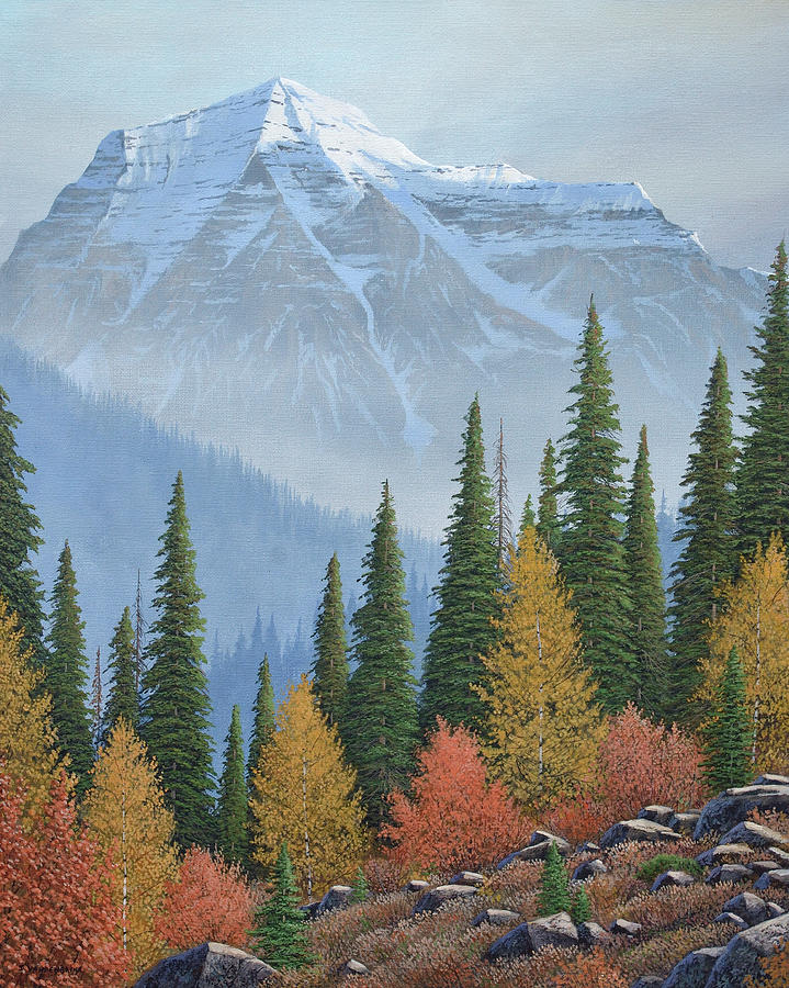 The High Light of Fall Painting by Jake Vandenbrink