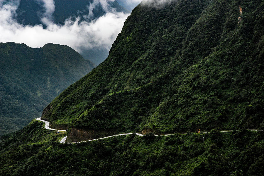 The High Road - High Mountain Pass, Northern Vietnam Photograph by Earth And Spirit