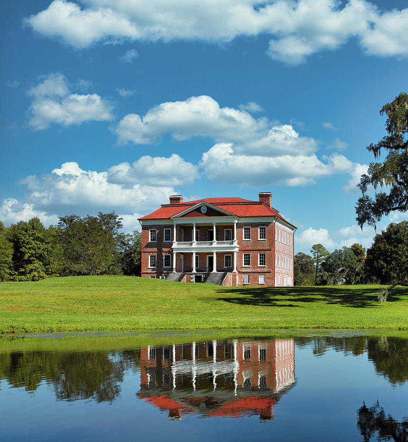 Architecture Photograph - The Historic Drayton Hall Plantation Home by Mountain Dreams