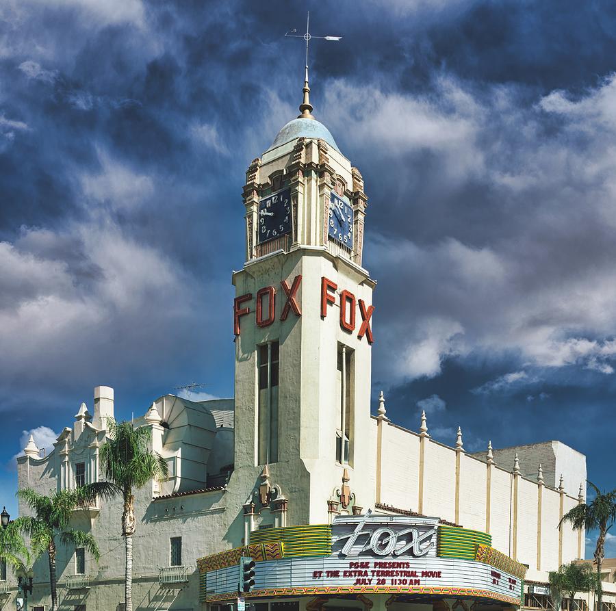 Bakersfield Photograph - The Historic Fox Theatre - Bakersfield, California by Mountain Dreams