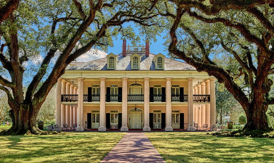 The Historic Oak Alley Manor House Photograph by Mountain Dreams - Fine ...